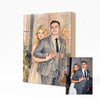 Watercolor Wood Print